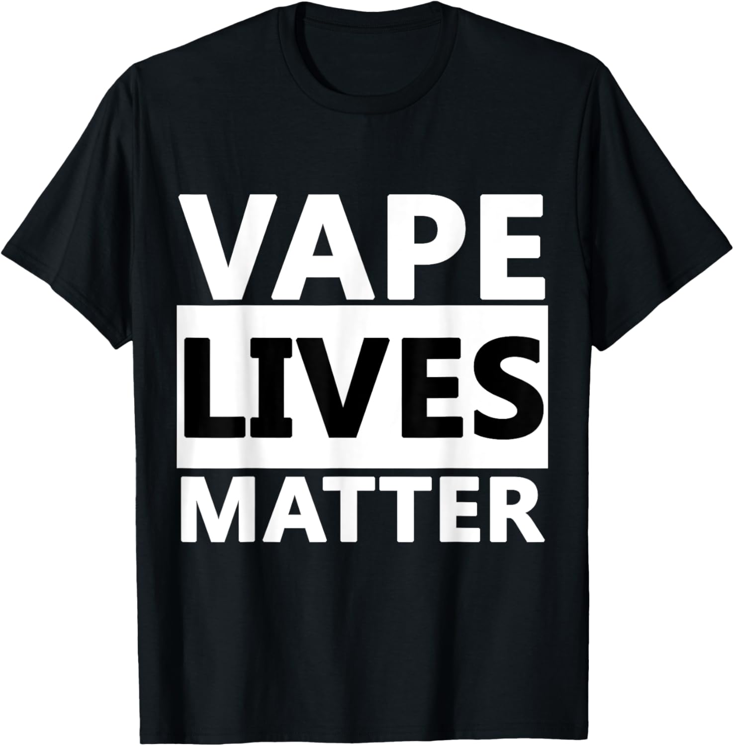 Vaping Shop - Хлопковая футболка с рисунком Vape Lives