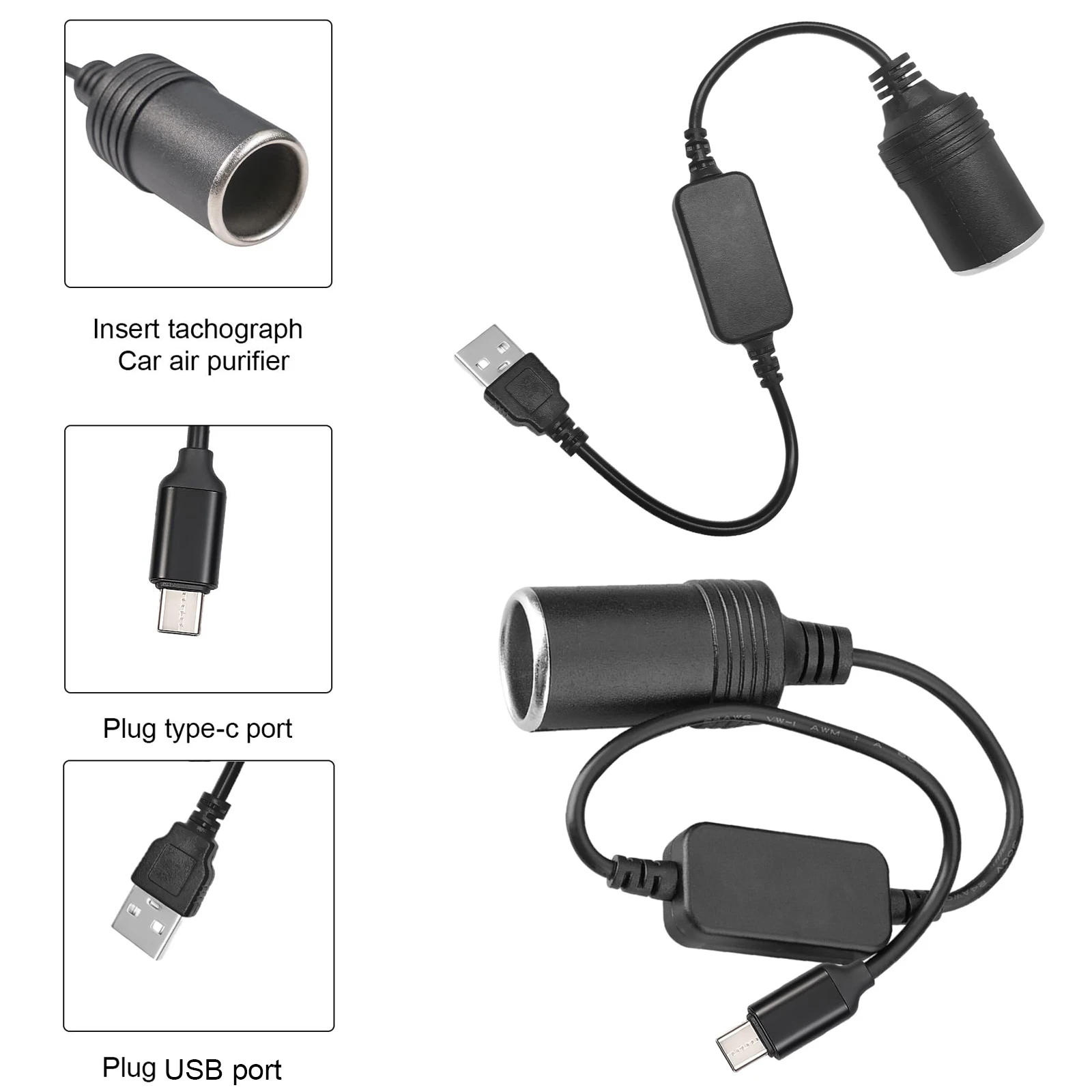 Vape Accessory - Адаптер-конвертер USB Type-C (штекер) на гнездо