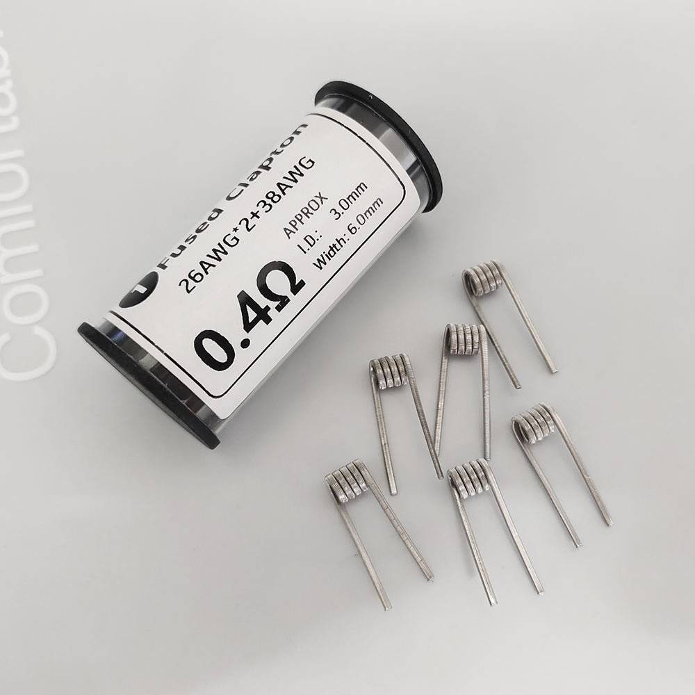 Coil Building Kit - 6 шт. Ni80 26x2+38AWG ID3.0, сопротивление
