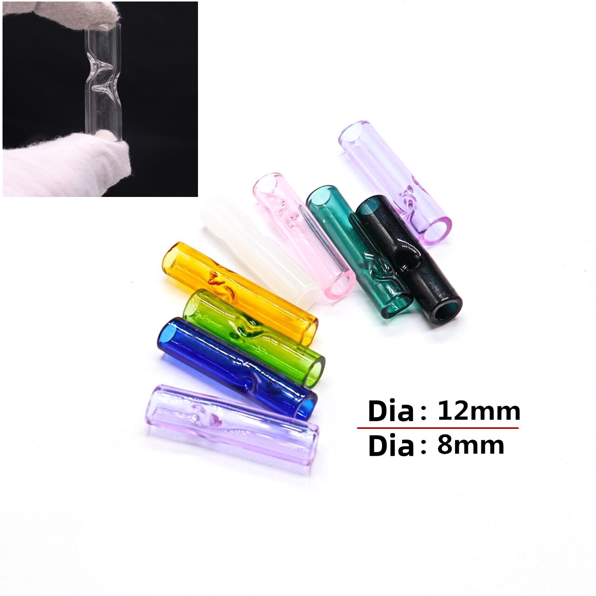 Accessories For Vaping - 4 шт., стеклянные сигареты с круглым