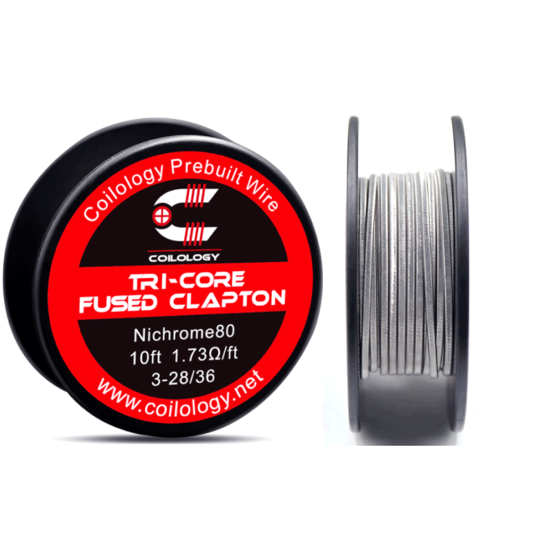 Accessories For Vaping - Койл Coilology Tri-Core Fused Clapton NI80